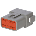 PARKER 12 WAY RECEPTACLE - RECTANGULAR