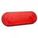 GROTE SUPERNOVA RED OVAL LED STOP TAIL TURN LIGHT 12V