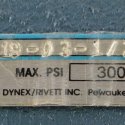 DYNEX RIVETT PRESSURE CONTROL VALVE 3000 MAX. PSI