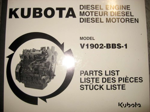 KUBOTA V1902 ENGINE PARTS MANUAL