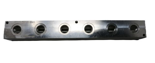 DAMAN ALUMINUM MANIFOLD BLOCK 6-OUTLETS