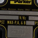 PARKER SOLENOID VALVE FLOW CONTROL 5000PSI MAX-P,A &B