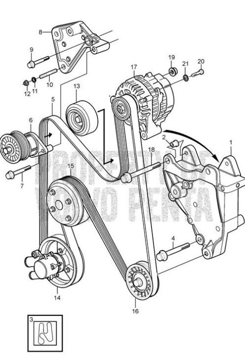 VOLVO PENTA COOLING SYSTEM HOSE