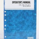 VOLVO PENTA OPERATORS MANUAL 3.0L 5.0L  5.7L  8.1L SX-A  DPS-A