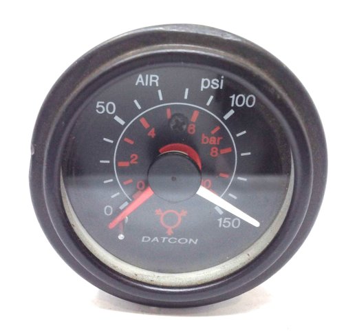 CENTROMOTION-MAXIMATECC-MAXIMA TECH/DATCON INSTRUM AIR PRESSURE GAUGE 0-150 PSI 2\"