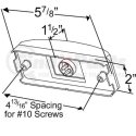 GROTE MFG FIELD RESEALABLE LENS TB II CLEARANCE MARKER LIGHT