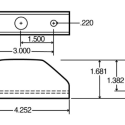 TRUCK-LITE 35 SERIES LIGHT BRACKET MOUNT CHROME ALUMINUM