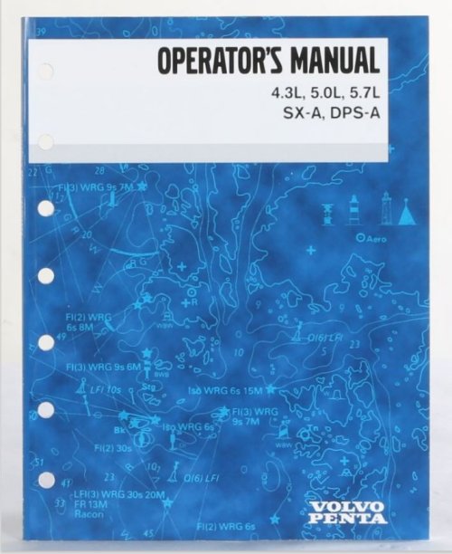 VOLVO PENTA OPERATORS MANUAL