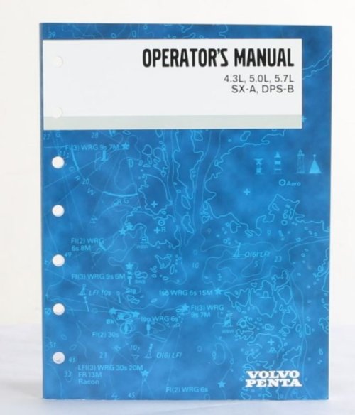 VOLVO PENTA OPERATORS MANUAL