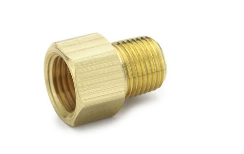 VOLVO PENTA CONNECTOR FITTING-5/16 INV FLARE X 1/4 MNPT BRASS