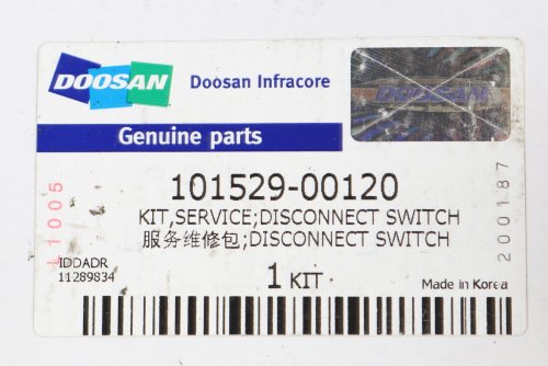 DOOSAN KITSERVICE;DISCONNECT SWITCH