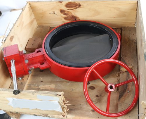 IWS BUTTERFLY VALVE BRAY 16\" W/MANUAL OPERATOR