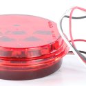 DIALIGHT RED LED LIGHT - 4\" ROUND STOP/TURN/TAIL 12V