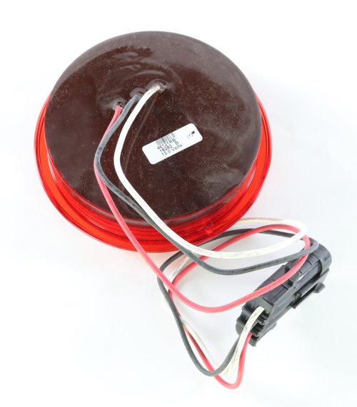 DIALIGHT RED LED LIGHT - 4\" ROUND STOP/TURN/TAIL 12V