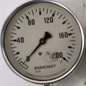 ATLAS COPCO PRESSURE GAUGE 0-2000PSI 4.0 IN DIA