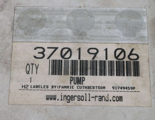 INGERSOLL RAND PUMP