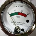 QUINCY COMPRESSOR DIFFERENTIAL PRESSURE GAUGE