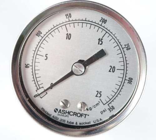 QUINCY AIR COMPRESSOR PRESSURE GAUGE