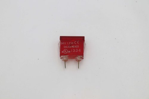 SCHWARZE RED INDICATOR LIGHT .38 X .91