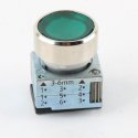 SIEMENS SWITCH-PUSH BUTTON-MOMENTARY-GREEN ILLUMINATED