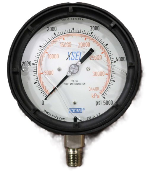 WIKA GAUGE 5000PSI 4.5in