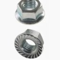 TEREX SERRATED FLANGE NUT #10-24 ZINC