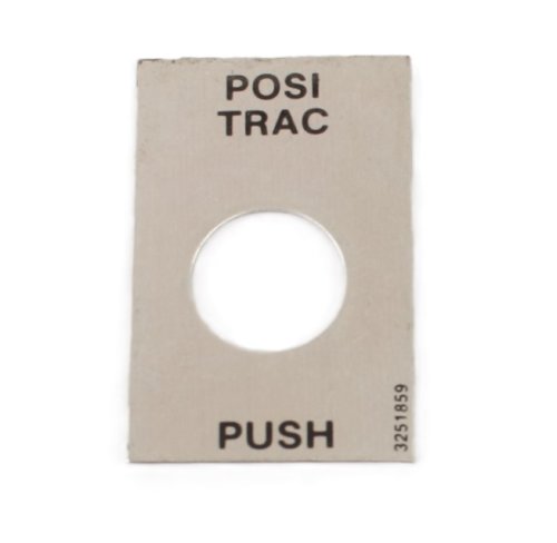 JLG NAMEPLATE POSI-TRAC