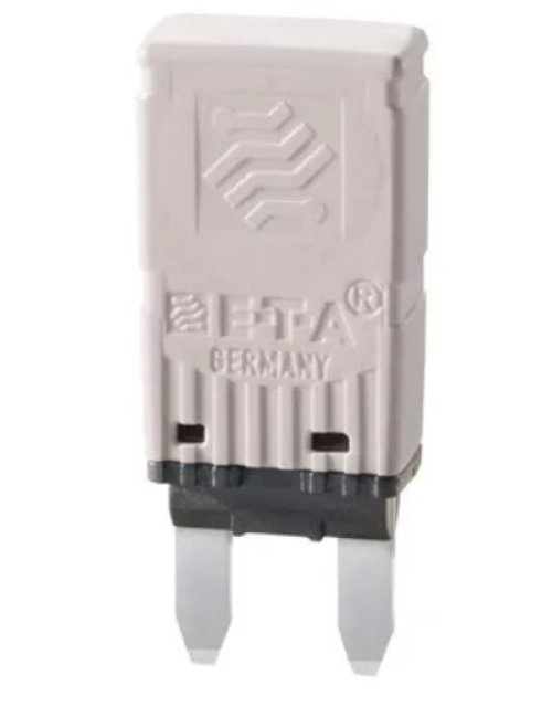 E-T-A CIRCUIT BREAKERS CIRCUIT BREAKER THERMAL AUTO MINI 1P,12VDC,25A