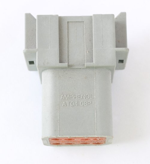 AMPHENOL CONNECTOR 8 PIN RECEPTACLE - GREY A-KEYWAY