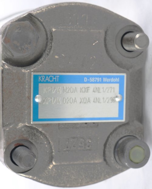 KRACHT TANDEM GEAR PUMP