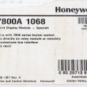 HONEYWELL INTERNATIONAL 7800 SERIES BURNER CONTROL KEYBOARD DISPLAY MODULE