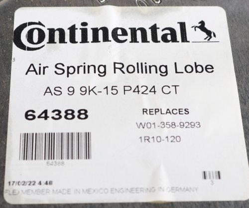 NEWAY AIR SPRING ROLLING LOBE