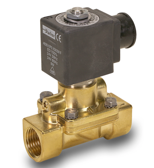 PARKER SOLENOID VALVE 1/2in BSP THREADS LOW PRESSURE