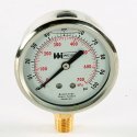 WEISS INSTRUMENTS PRESSURE GUAGE 0-100psi 2.5\"