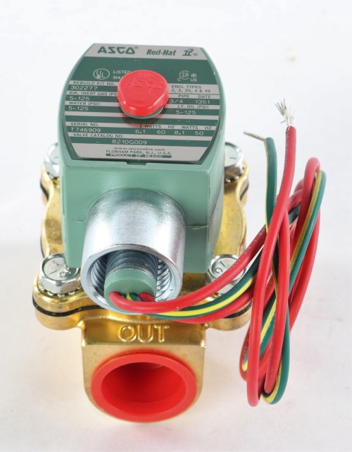 EMERSON - ASCO / JOUCOMATIC / REDHAT SOLENOID VALVE - 3/4\"NPT