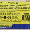 SCHNEIDER ELECTRIC TRANSFORMER 208/230/460V PRI 115V SEC 0.5kVA FUSED