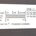 SCHNEIDER ELECTRIC TRANSFORMER 208/230/460V PRI 115V SEC 0.5kVA FUSED