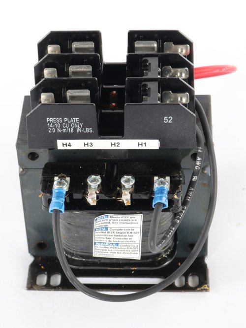 SCHNEIDER ELECTRIC TRANSFORMER 150VA 208/230/460V PRIM 115V SEC FUSED