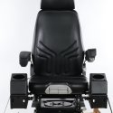 AMERICAN AUGER SEAT: SUSPENSION BLACK VINYL W/ARMS & PODS