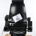 AMERICAN AUGER SEAT: SUSPENSION BLACK VINYL W/ARMS & PODS