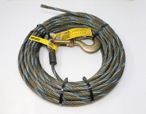 B/A PRODUCTS WINCH CABLE 7/16\" X 100' W/SWIVEL HOOK