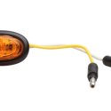 GROTE LAMP: LED CLEARANCE/MARKER AMBER W/GROMMET BULK