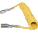 PHILLIPS COILED CABLE ASSEMBLY: 15' W/48\" LEAD 2-POLE YELLOW