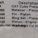 INTERSTATE MCBEE PISTON KIT FOR CUMMINS 6C / ISC / ISL ENGINE