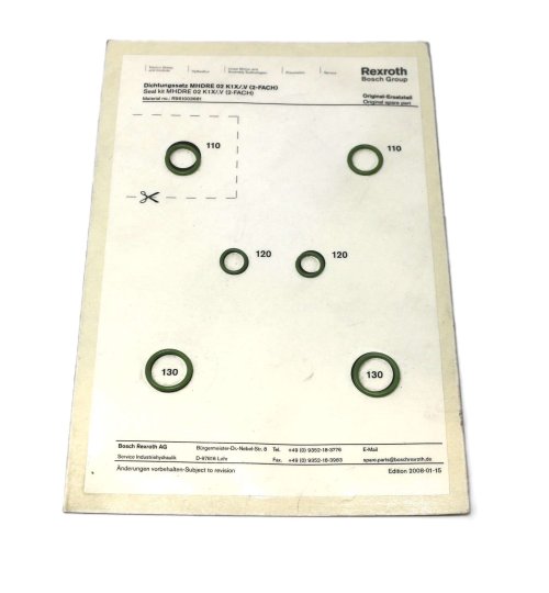 REXROTH SEAL KIT: PROPORTIONAL RED VALVE