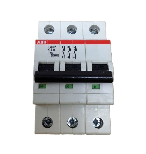 ABB CIRCUIT BREAKER 8A 3P