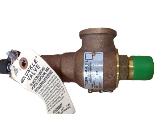 EMERSON - KUNKLE VALVE/CASH PRESSURE RELIEF VALVE 125PSI 3/4\"