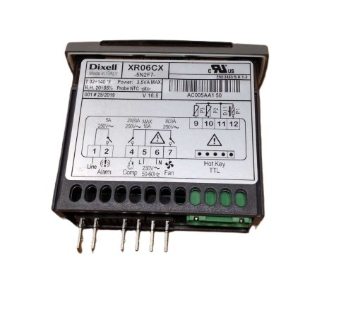 EMERSON CLIMATE - COPELAND/ALCO/DIXELL/PROACT TEMPERATURE CONTROLLER UNIT 230V DEG F E7-10