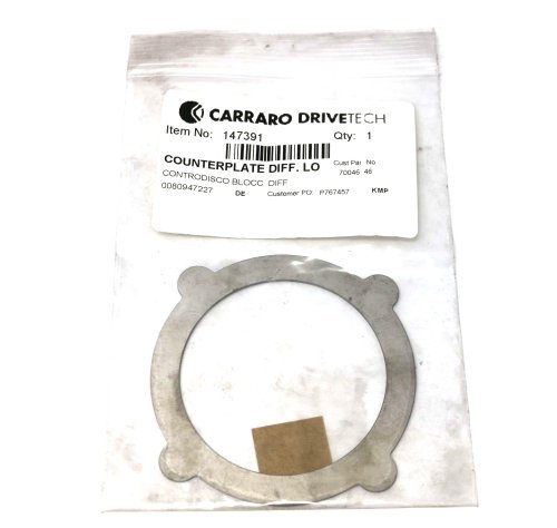 CARRARO AXLE COUNTERPLATE: DIFFERENTIAL LOCK