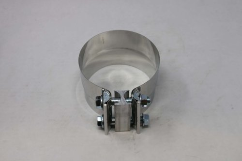 SCHWARZE EXHAUST CLAMP: SS PRE-FORMED 4\"